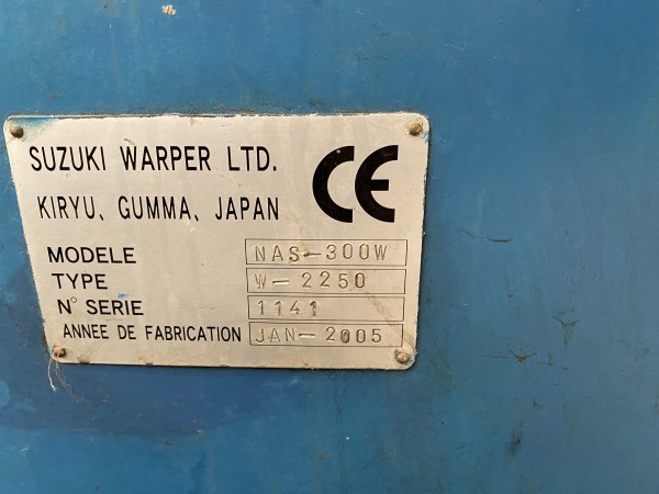  SUZUKI NAS 300 W sampling warper  - Second Hand Textile Machinery 2005 