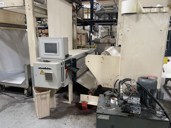  BRUCKNER Stenter with coating head for weaving fabric . - Second Hand Textile Machinery 1994 