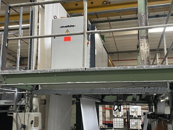  BRUCKNER Stenter with coating head for weaving fabric . - Second Hand Textile Machinery 1994 